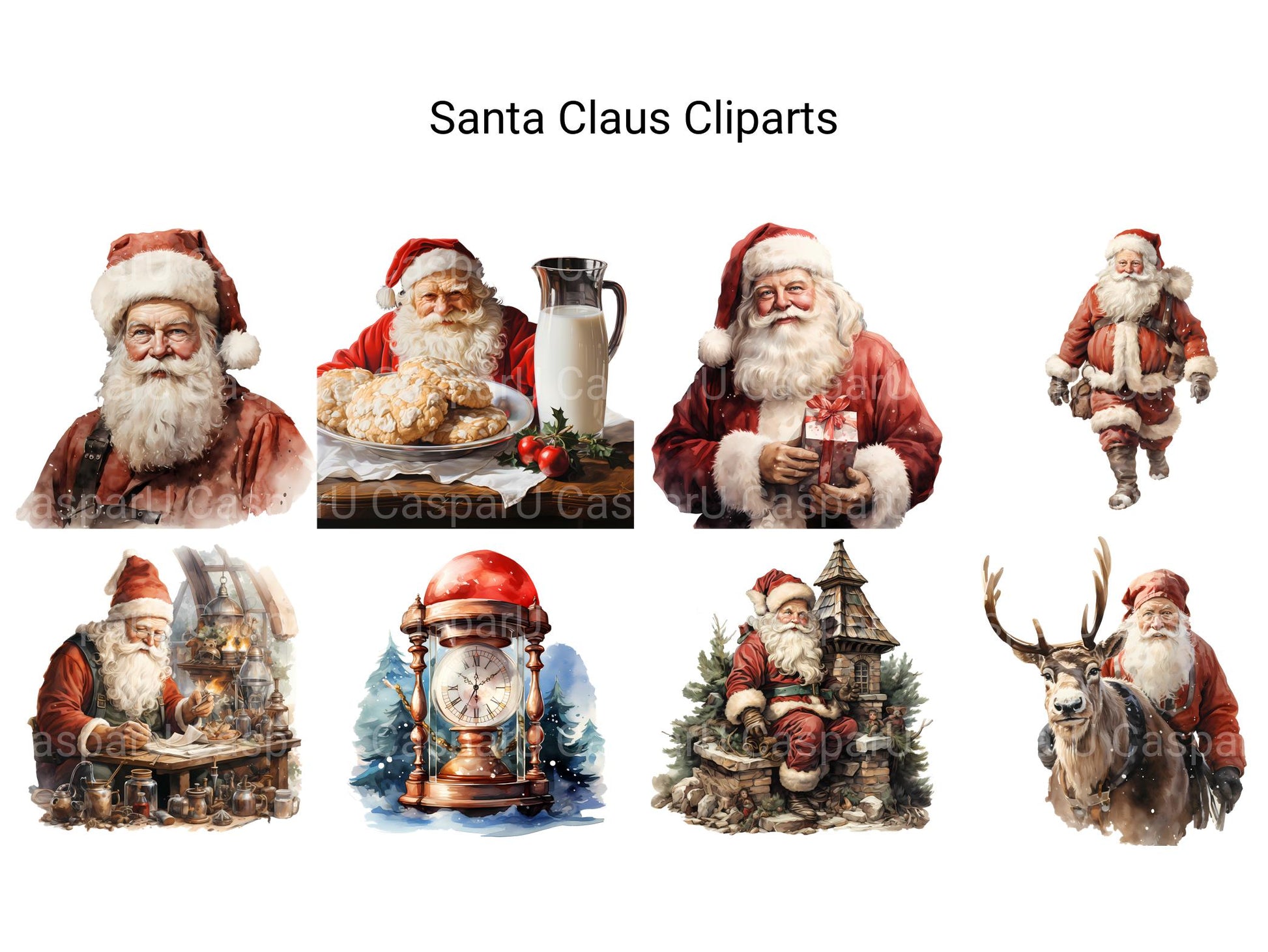 Santa Claus Clipart - CraftNest