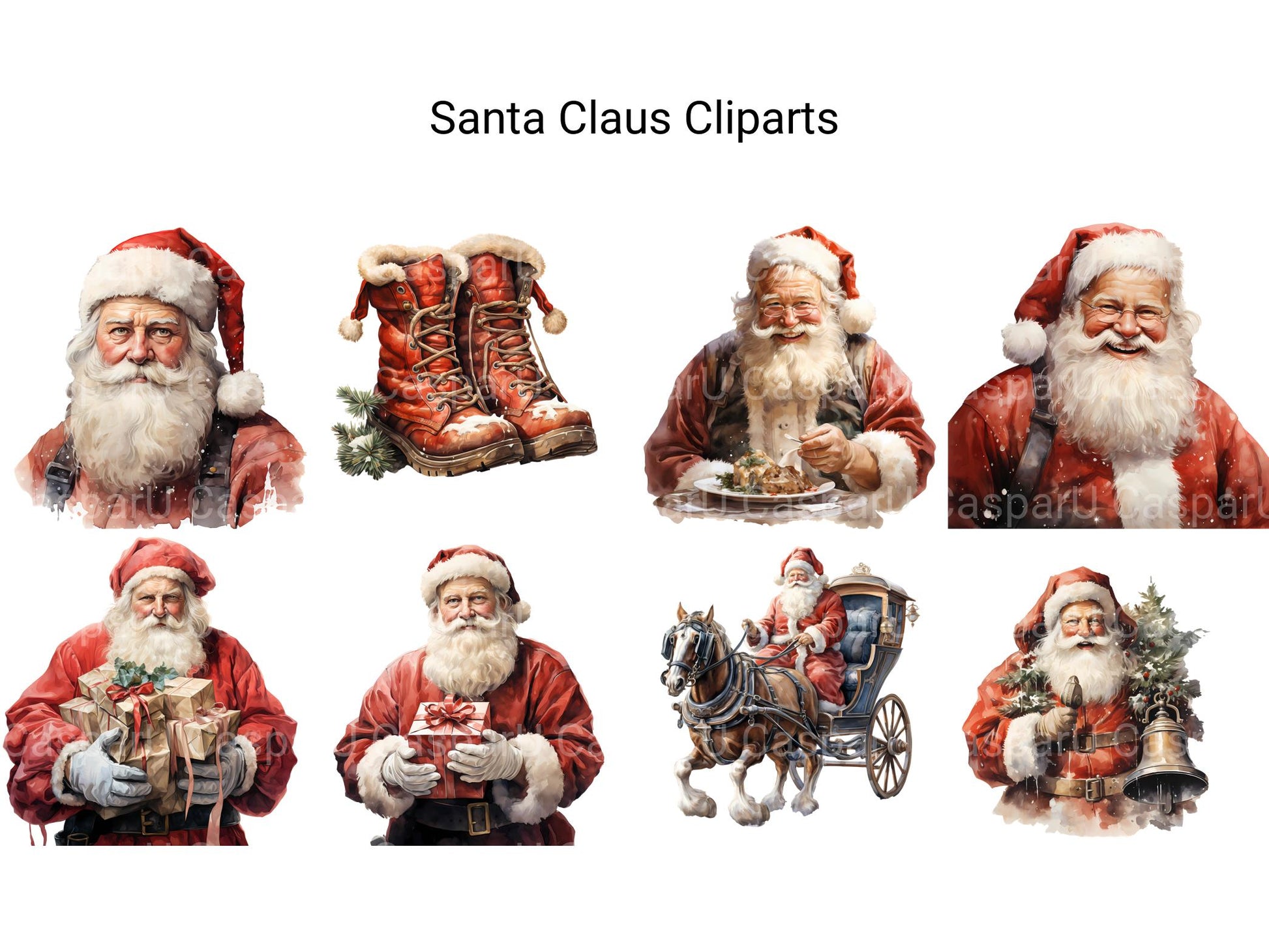 Santa Claus Clipart - CraftNest