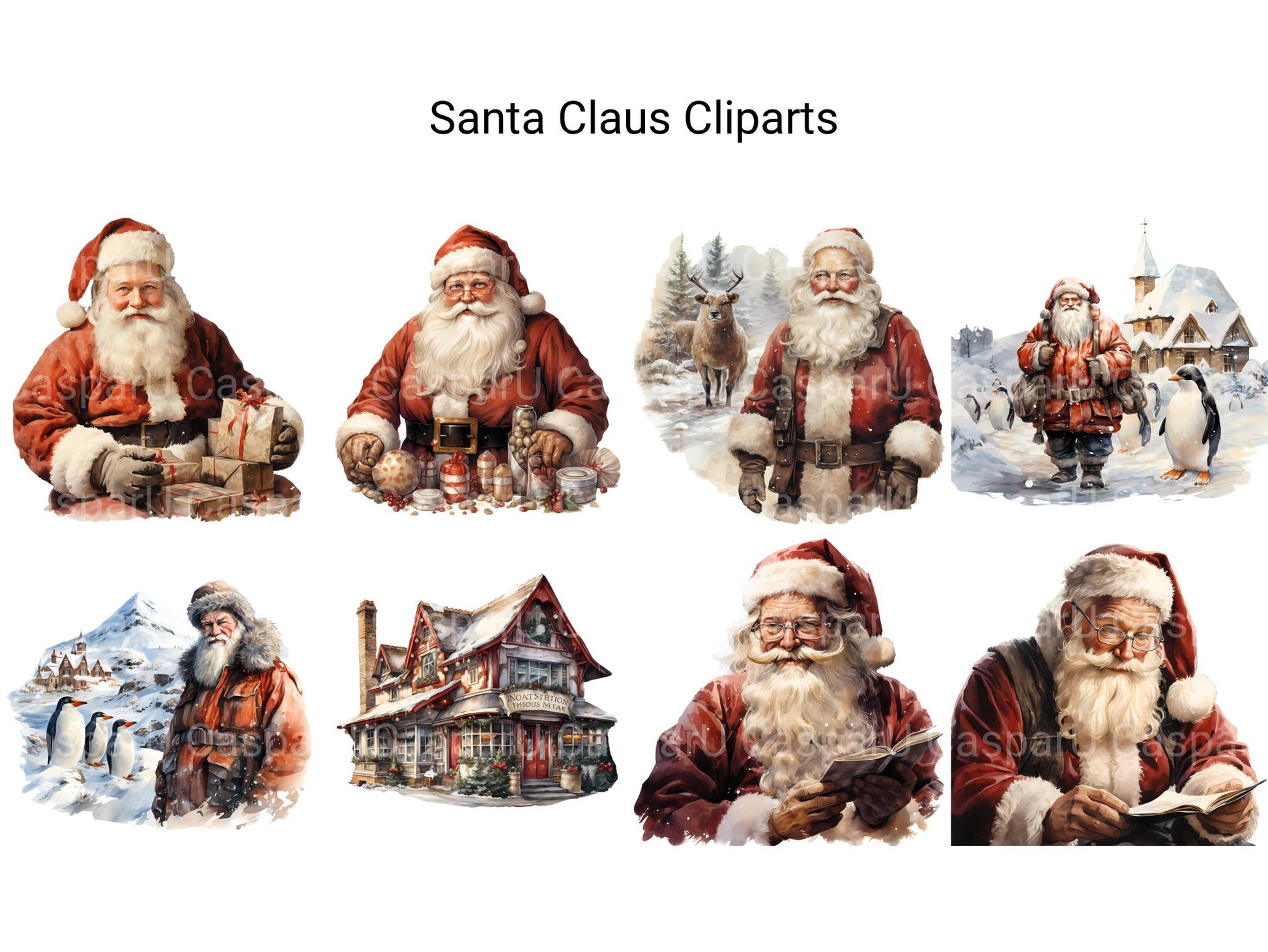 Santa Claus Clipart - CraftNest