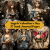 Angels Valentine's Day Junk Journal Pages