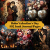 Boho Valentinstag Junk Journalseiten Seiten
