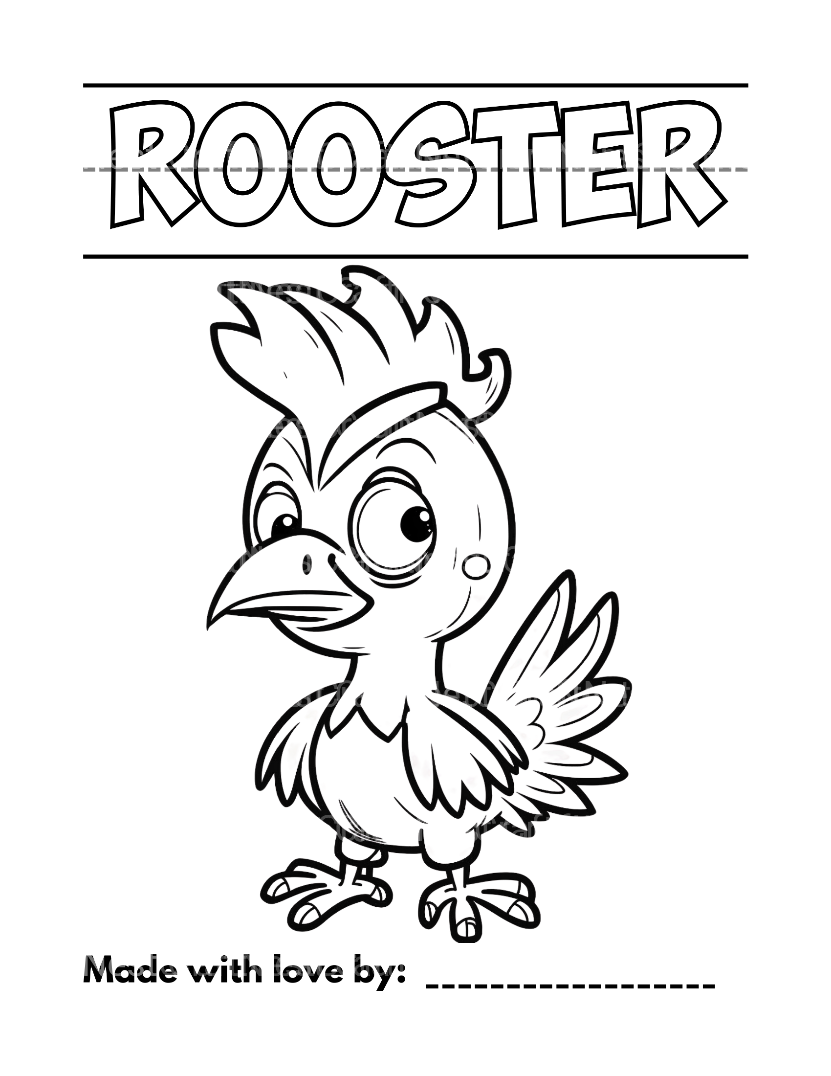 Farmhouse Animal Coloring Book - CraftNest - Digital Crafting and Art