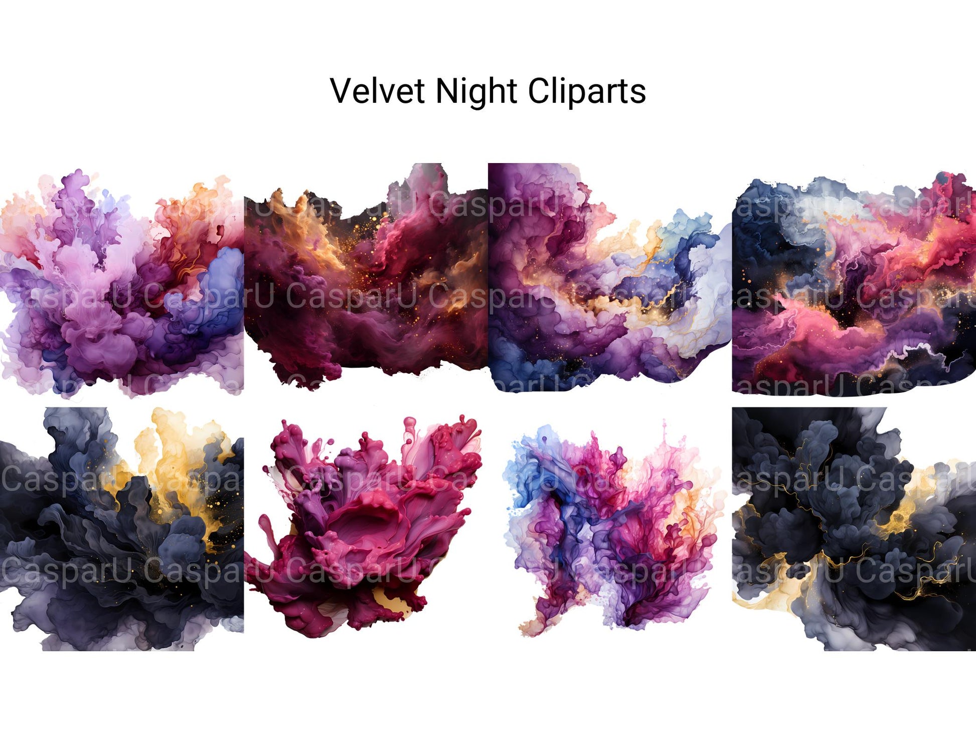 Velvet Night Clipart - CraftNest