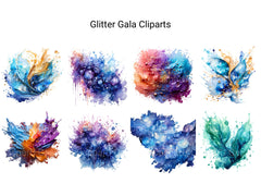 Glitter Gala Clipart - CraftNest