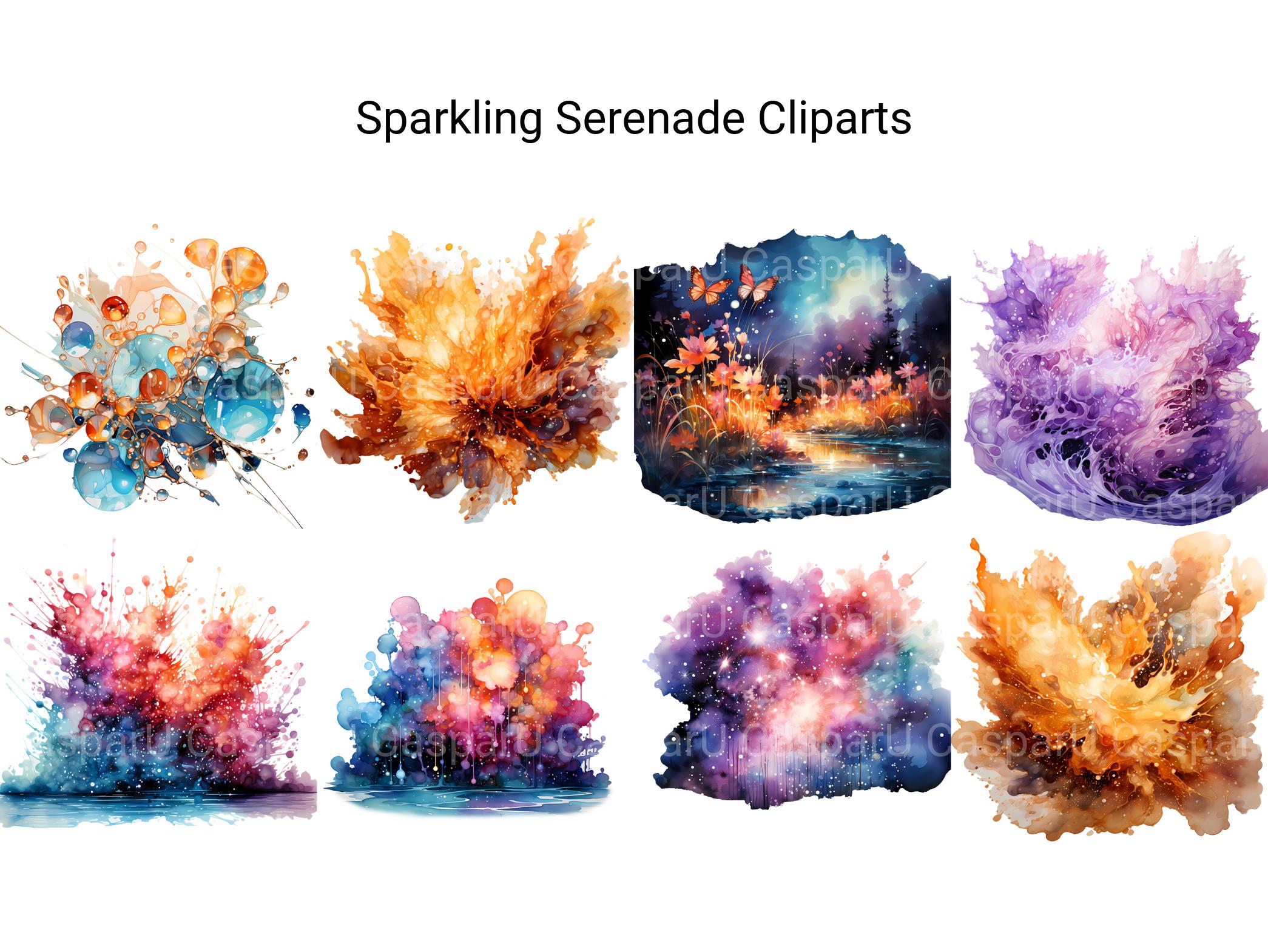 Sparkling Serenade Clipart - CraftNest