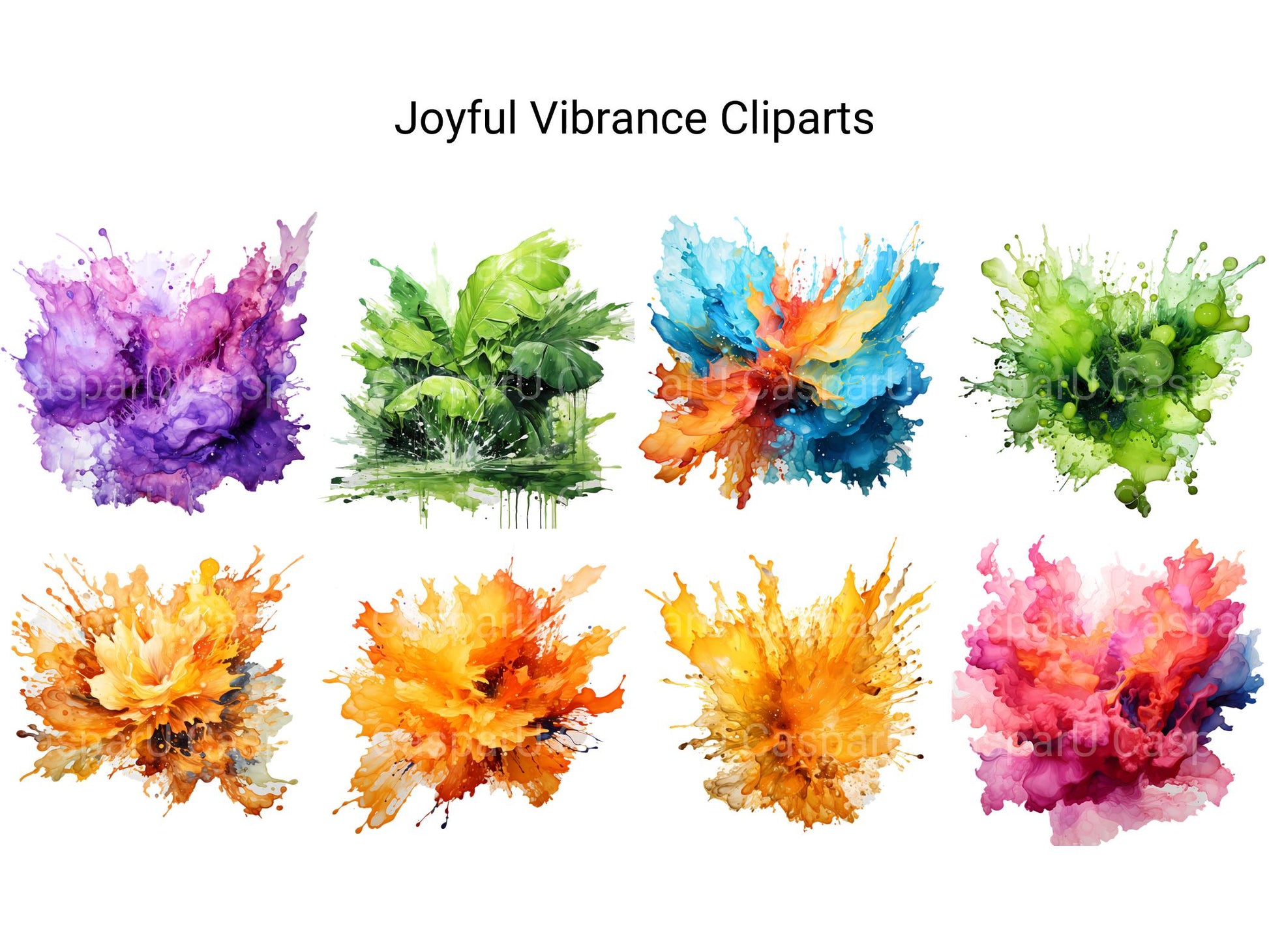 Joyful Vibrance Clipart - CraftNest