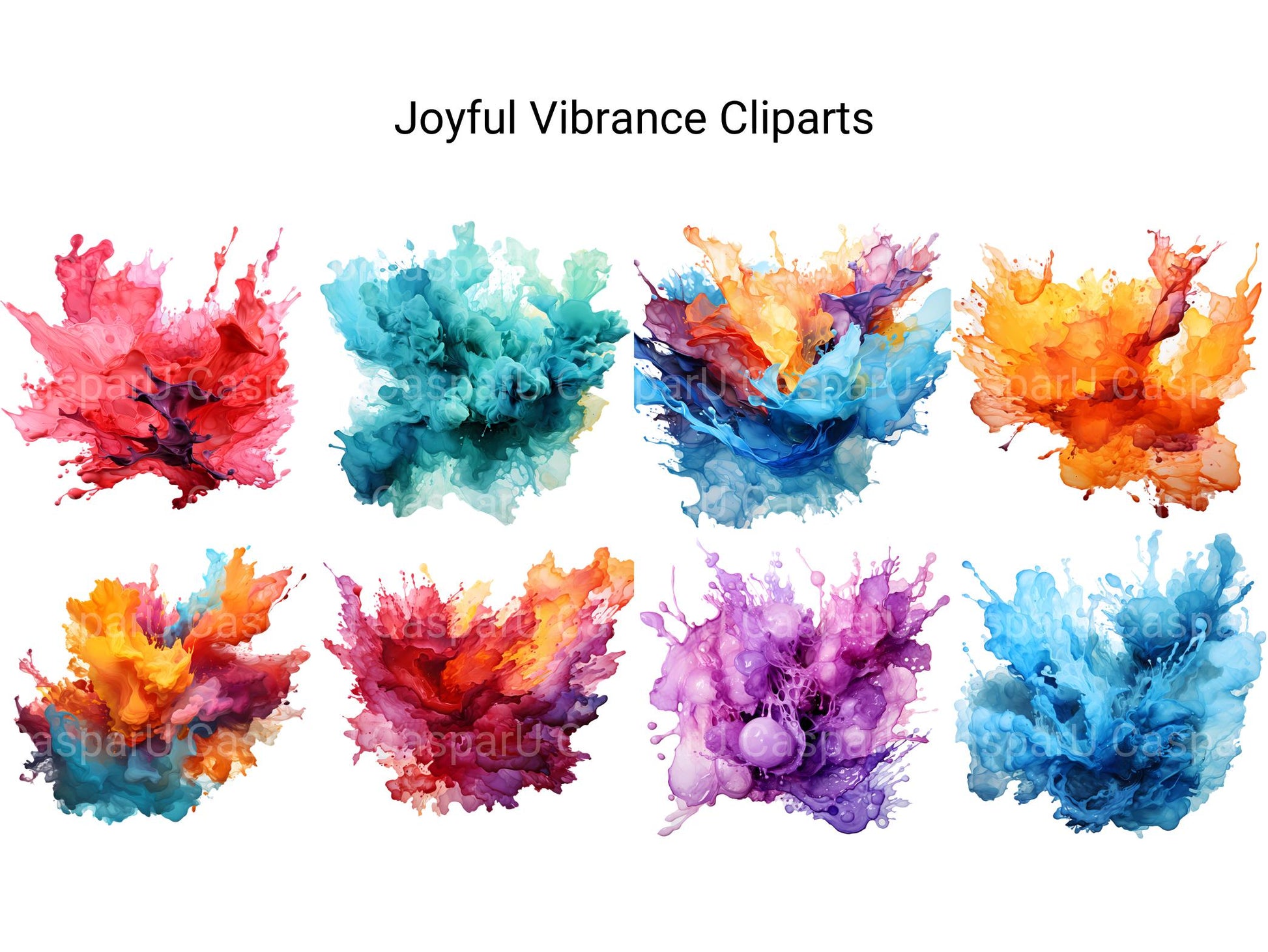 Joyful Vibrance Clipart - CraftNest