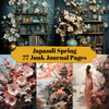 Japandi Spring Junk Journalseiten