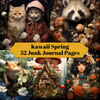Kawaii Spring Junk Journalseiten