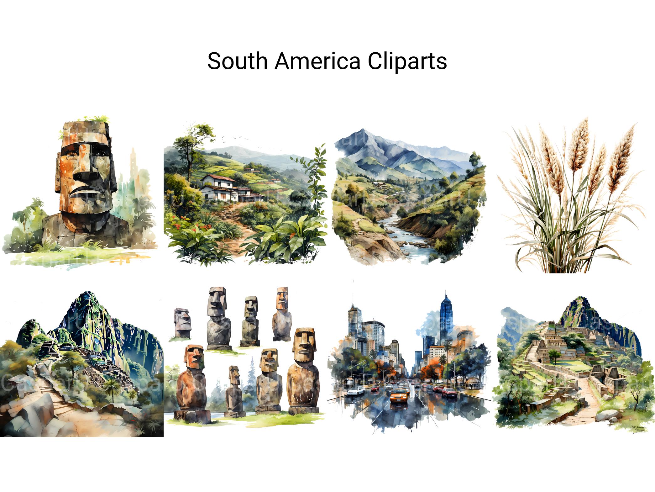 South America Clipart - CraftNest