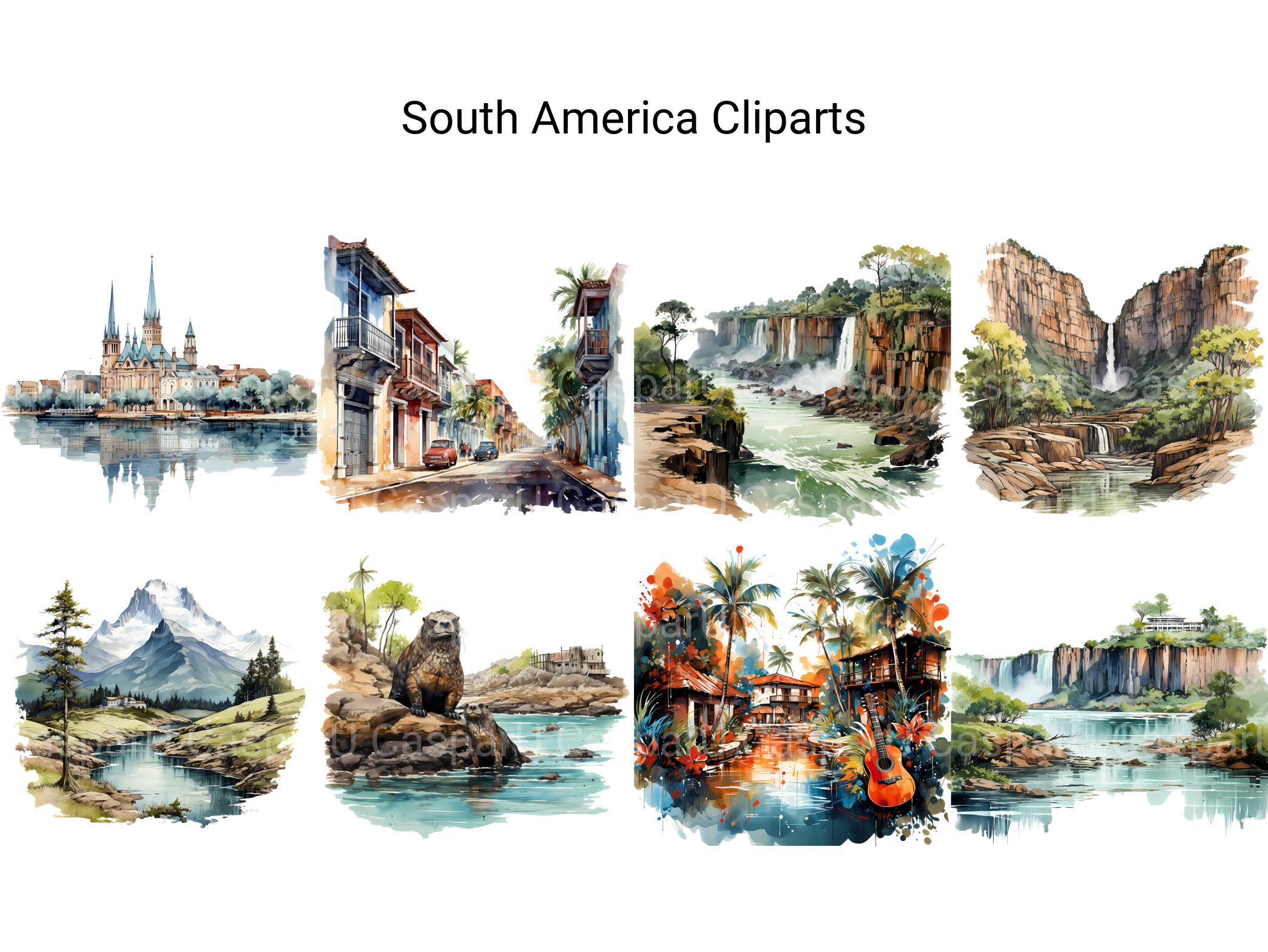 South America Clipart - CraftNest