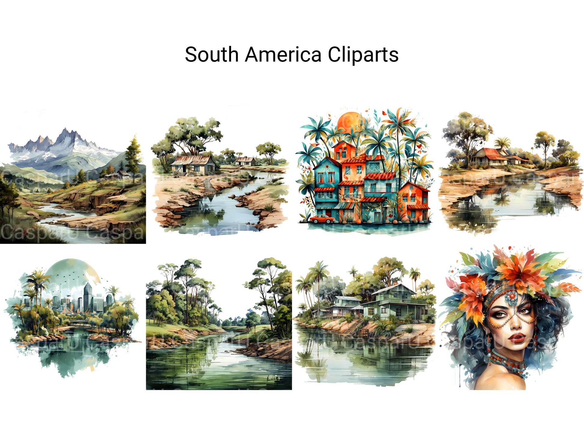 South America Clipart - CraftNest