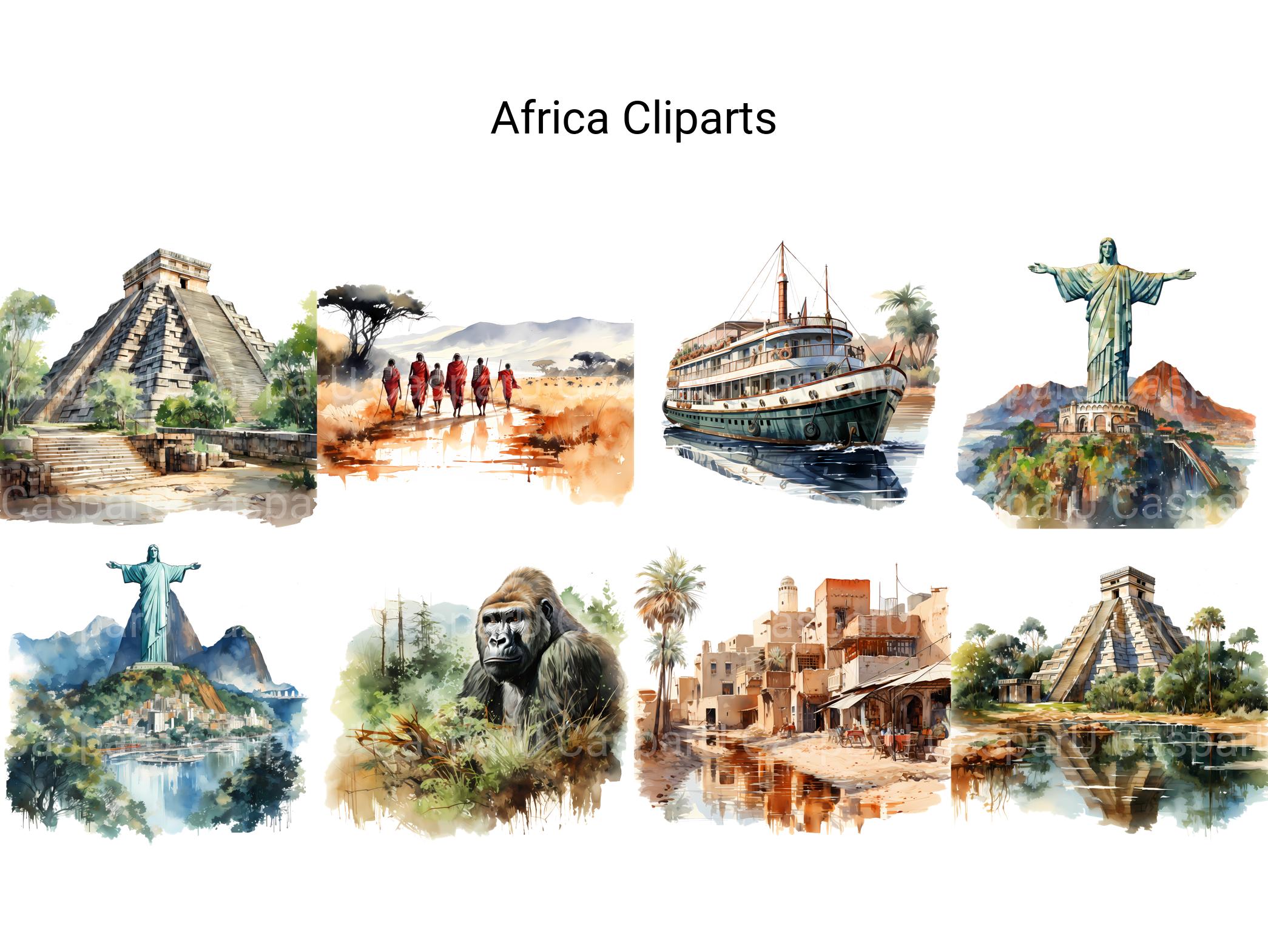 Africa Clipart - CraftNest