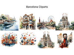 Barcelona Clipart - CraftNest