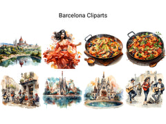 Barcelona Clipart - CraftNest