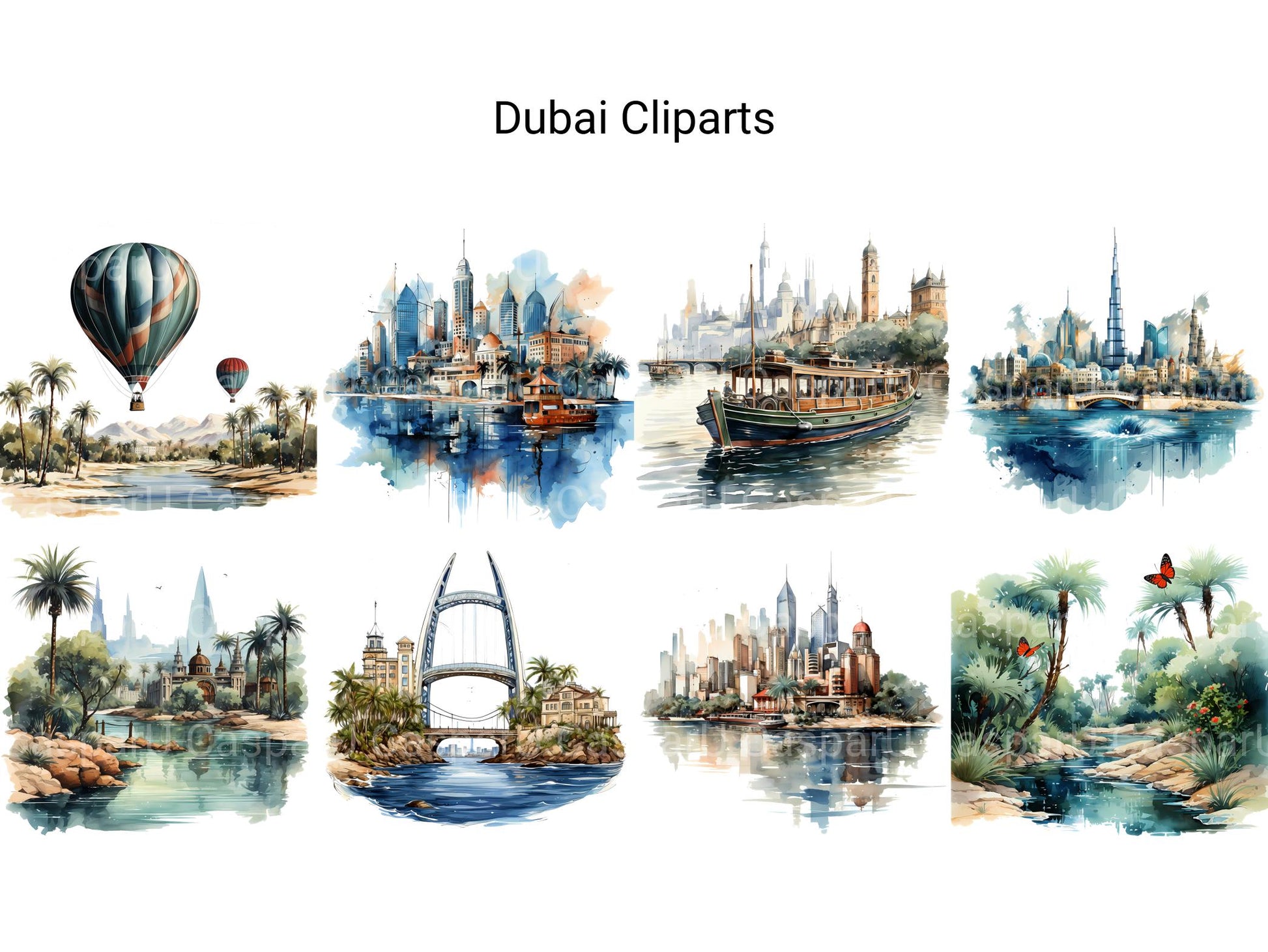 Dubai Clipart - CraftNest