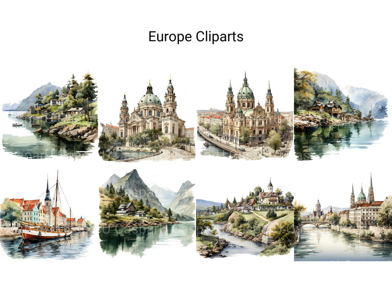 Europe Clipart - CraftNest