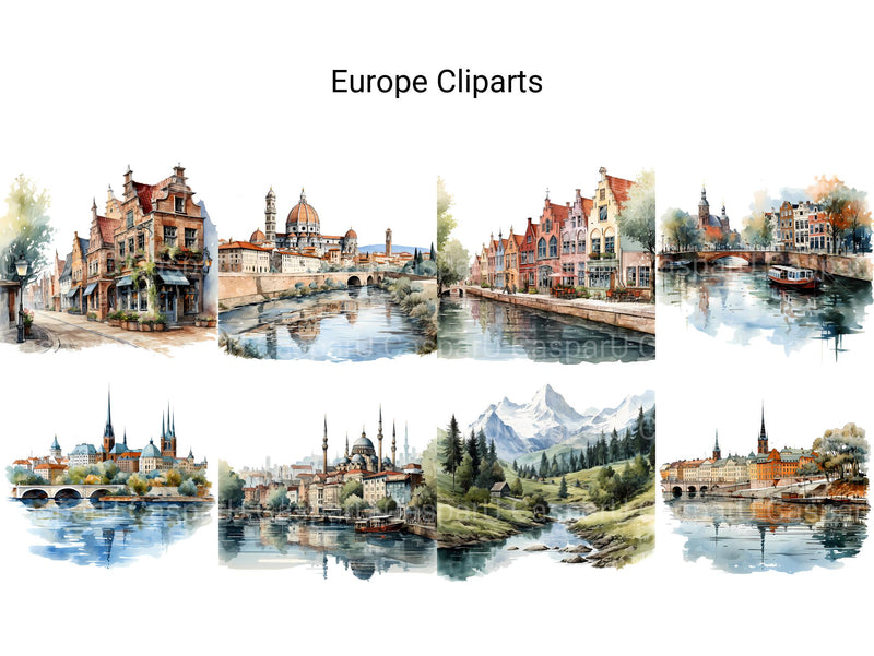 Europe Clipart - CraftNest