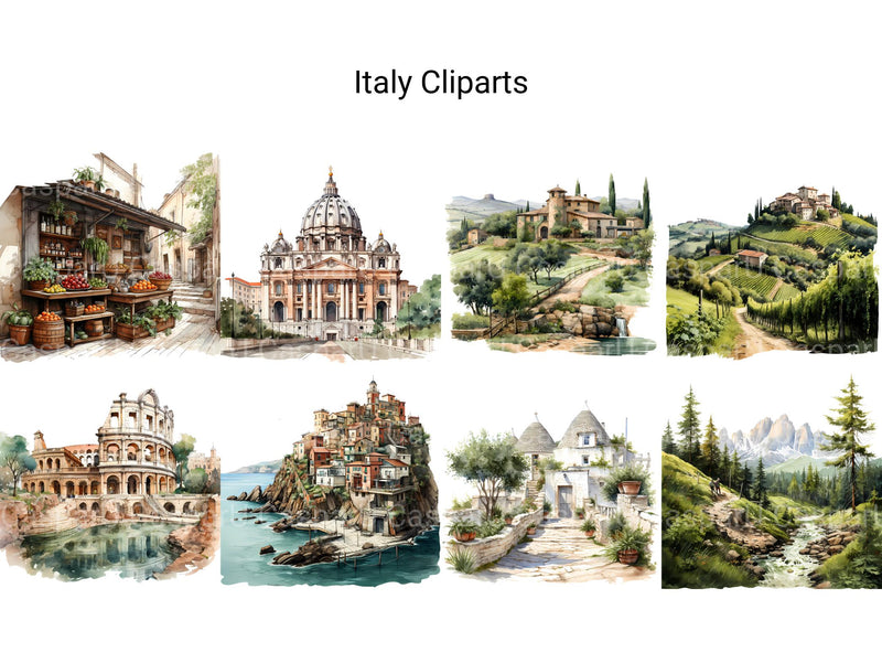 Italy Clipart - CraftNest