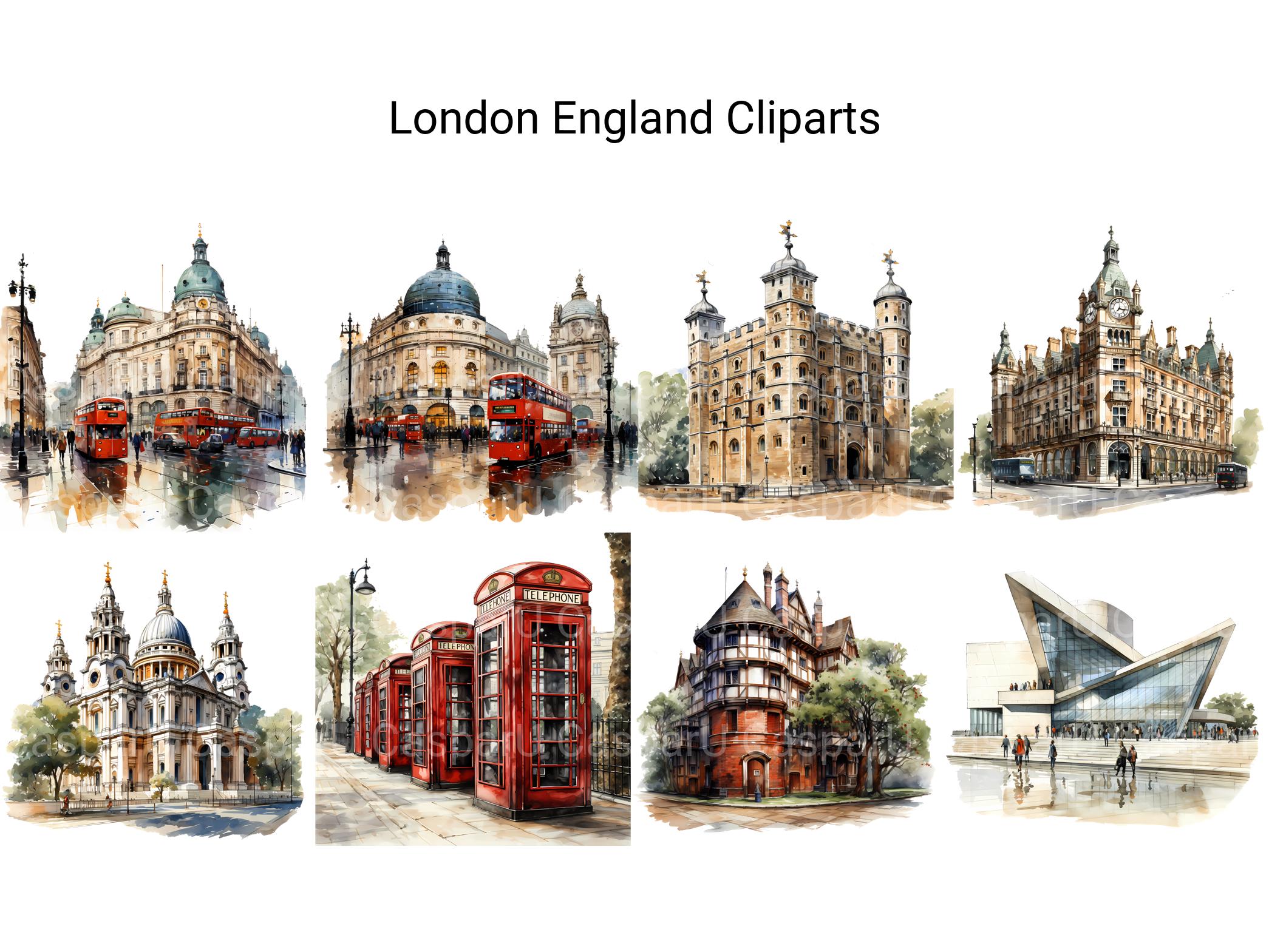 London England Clipart - CraftNest