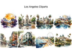 Los Angeles Clipart - CraftNest