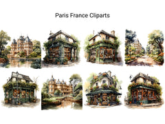 Paris France Clipart - CraftNest