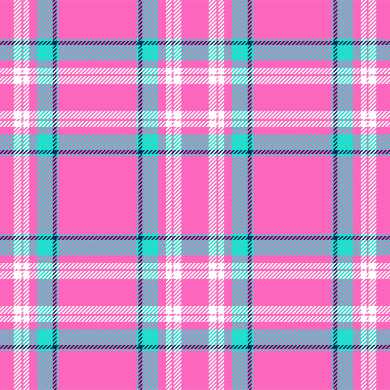 Pink Tartan Seamless Digital Paper - CraftNest - Digital Crafting and Art