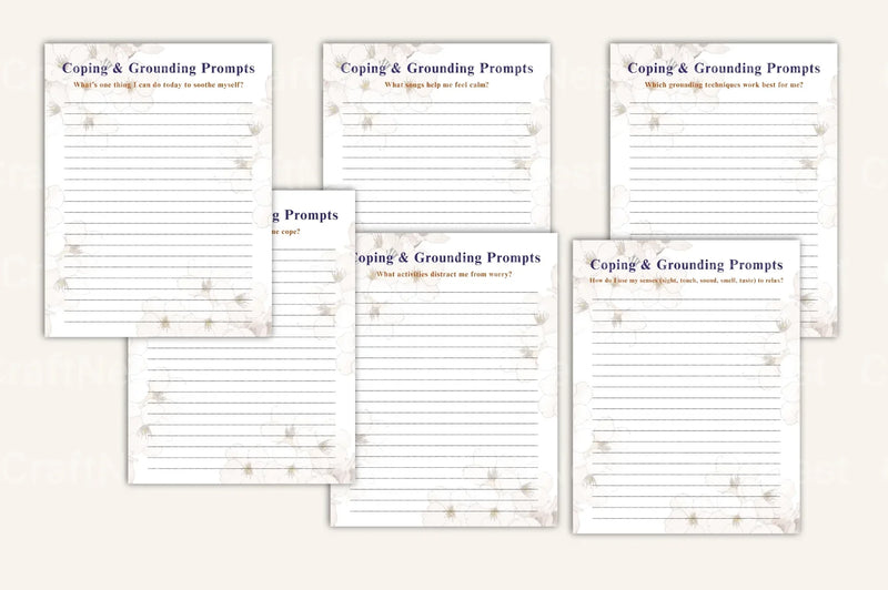 Anxiety Prompts for Stress Relief - CraftNest - Digital Crafting and Art