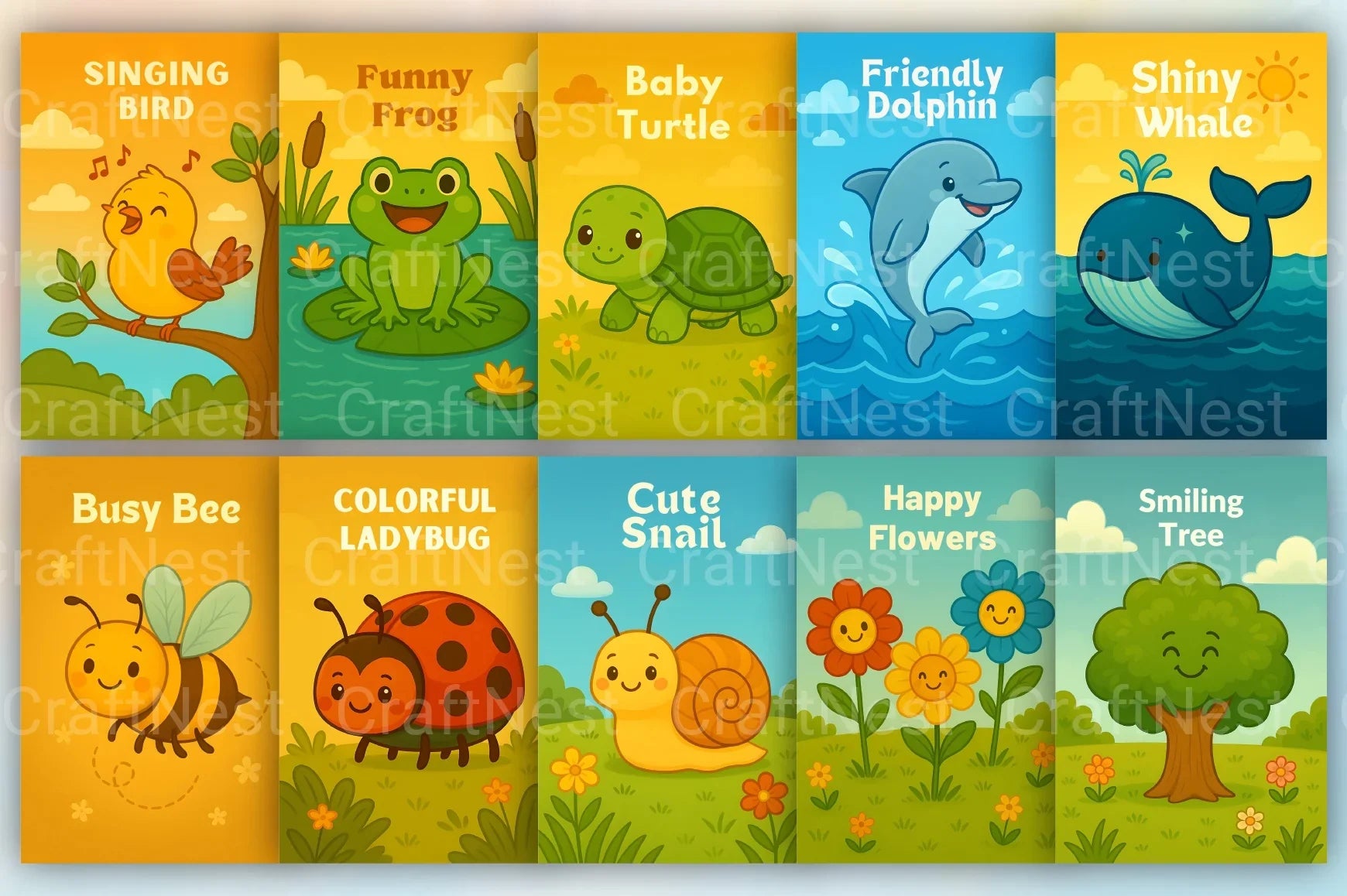 Colorful Fun Image for Little Kids - CraftNest - Digital Crafting and Art