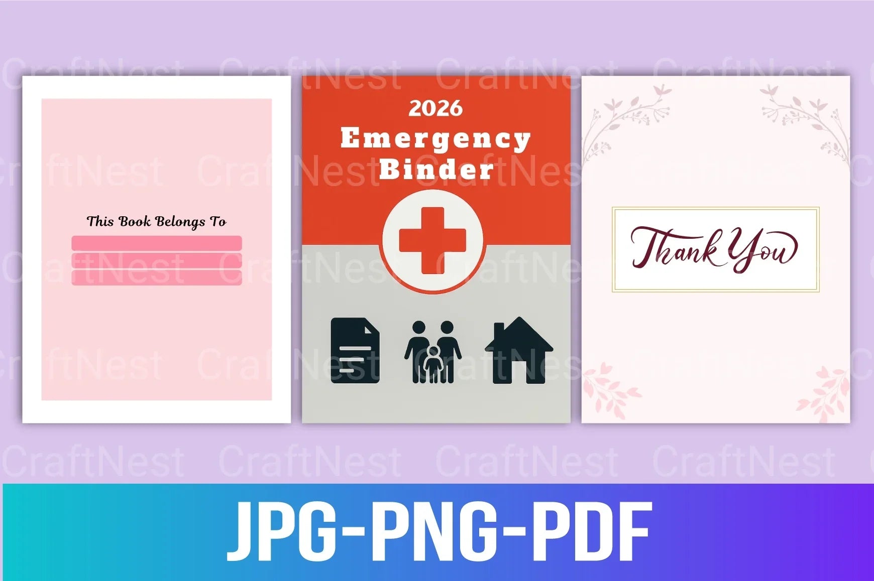 Essential Emergency Binder for Crisis Preparedness - CraftNest - Digital Crafting and Art