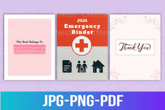 Essential Emergency Binder for Crisis Preparedness - CraftNest - Digital Crafting and Art