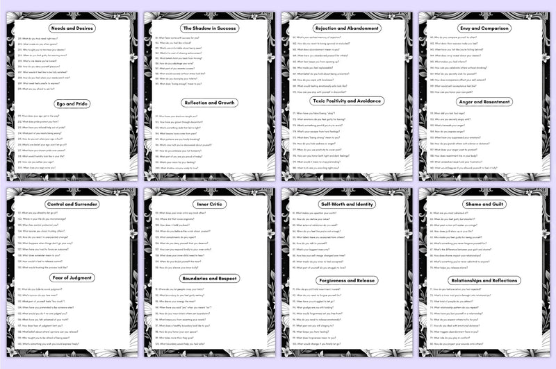 Shadow Work Prompts for Personal Growth - CraftNest - Digital Crafting and Art