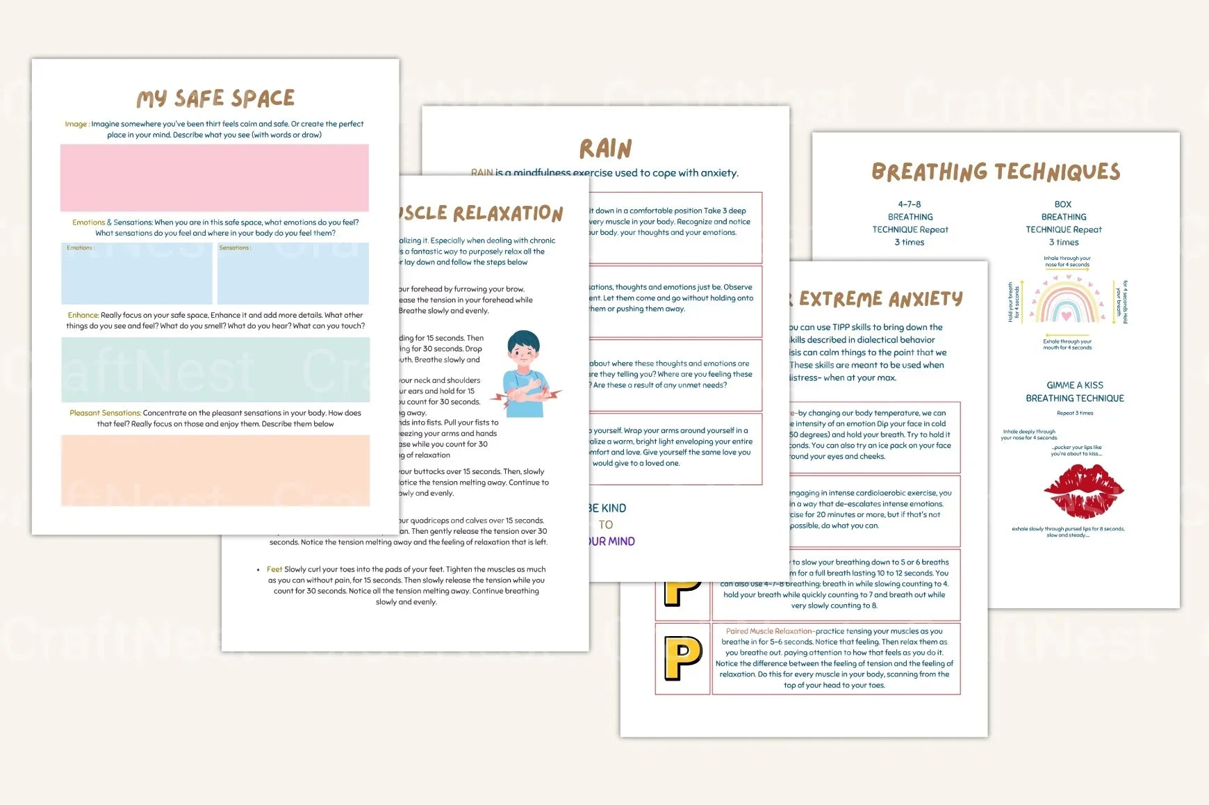 Anxiety Relief Self Care Techniques - CraftNest - Digital Crafting and Art