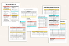 Tax Return Binder for Organized Filing - CraftNest - Digital Crafting and Art