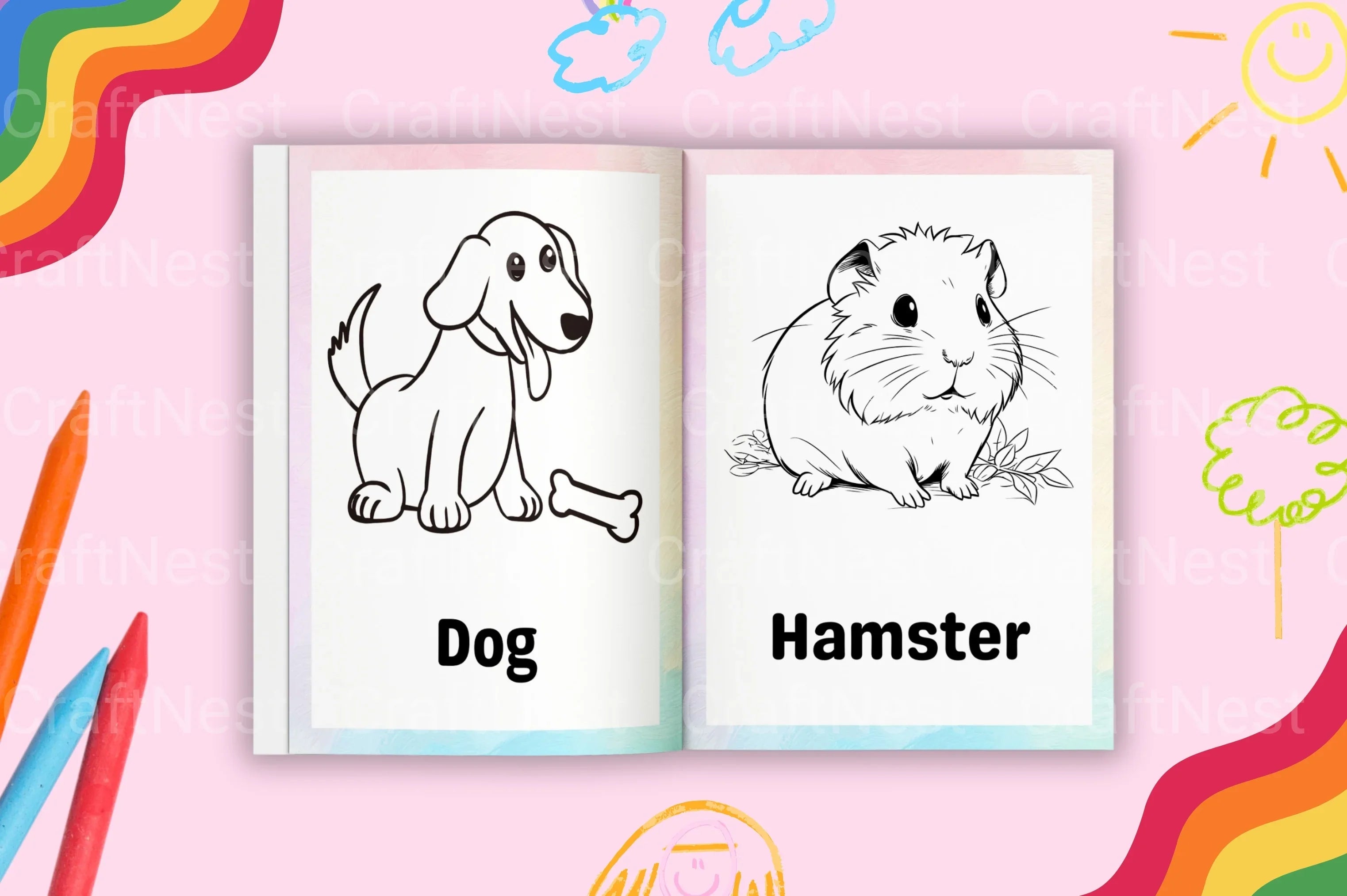 Coloring for Kids - CraftNest - Digital Crafting and Art