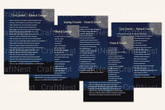 Moon Ritual Prompts Book - CraftNest - Digital Crafting and Art