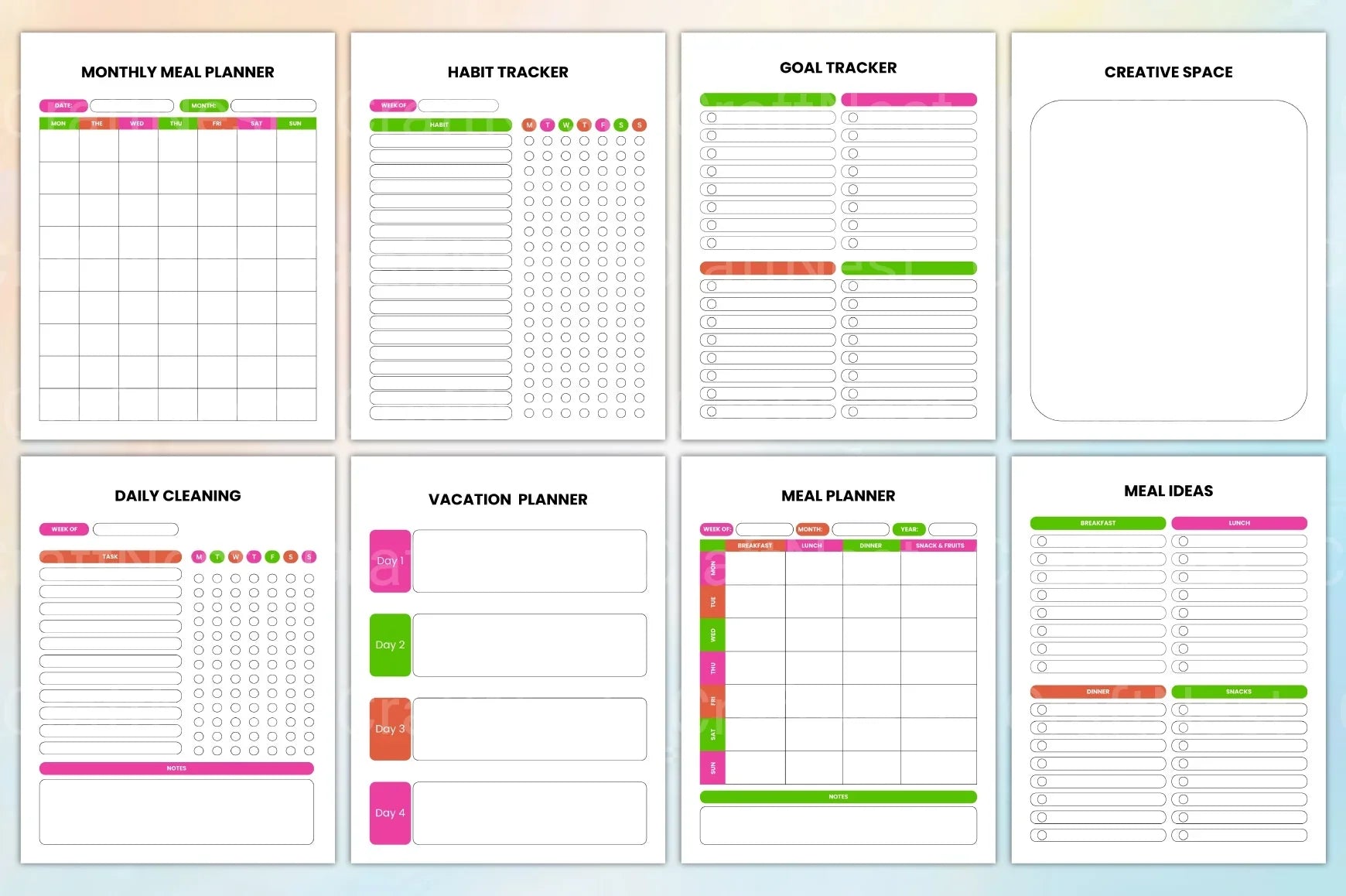Ultimate Home Management Binder for Organization - CraftNest - Digital Crafting and Art