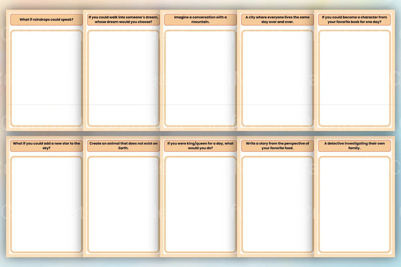 Creative Writing Prompts Book - CraftNest - Digital Crafting and Art