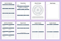 Witchy Almanac: Your Guide to Mystical Insights - CraftNest - Digital Crafting and Art