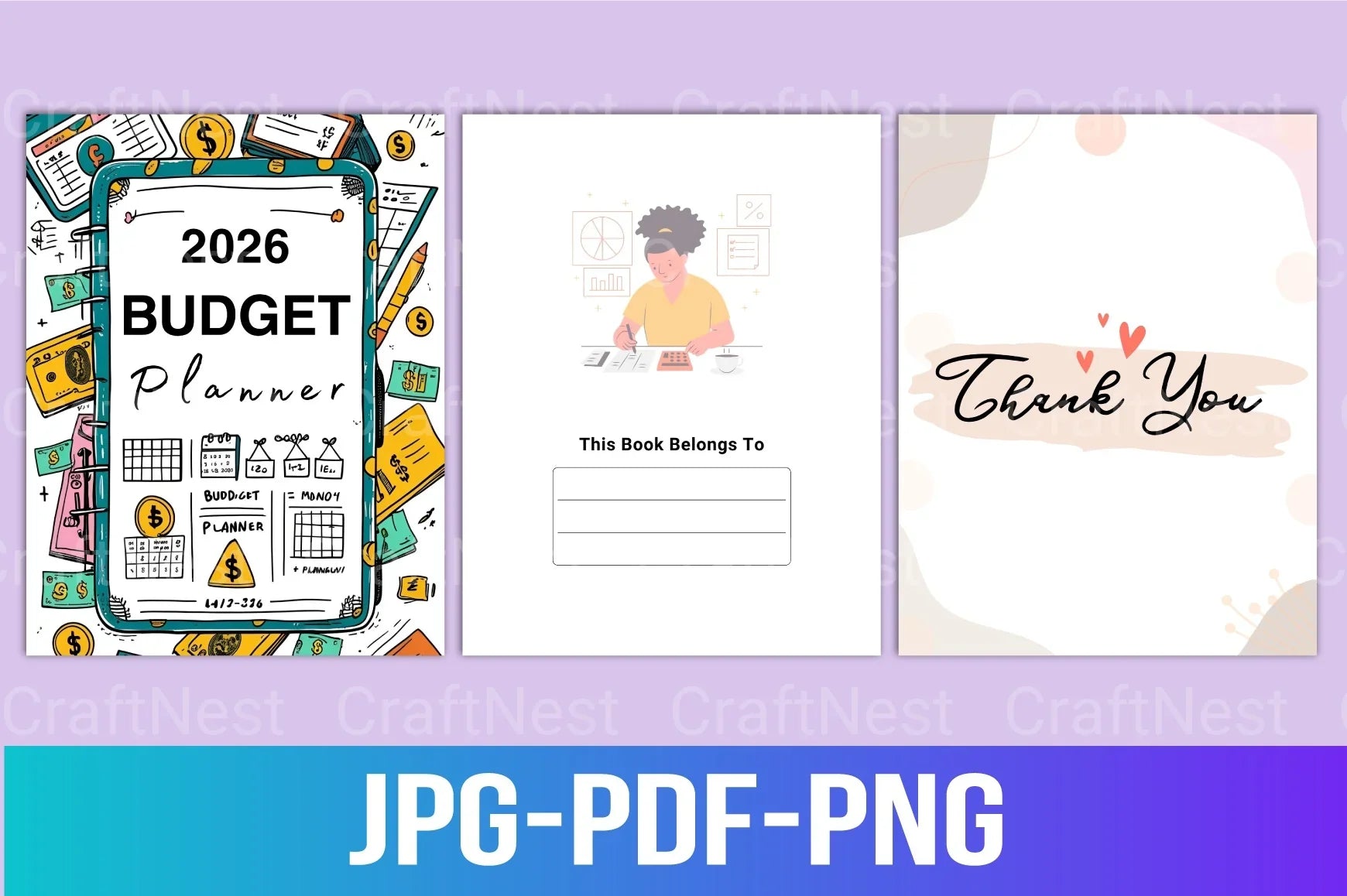 Budget Planner Template - CraftNest - Digital Crafting and Art