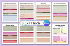Soulful Content Creator Planner - CraftNest - Digital Crafting and Art