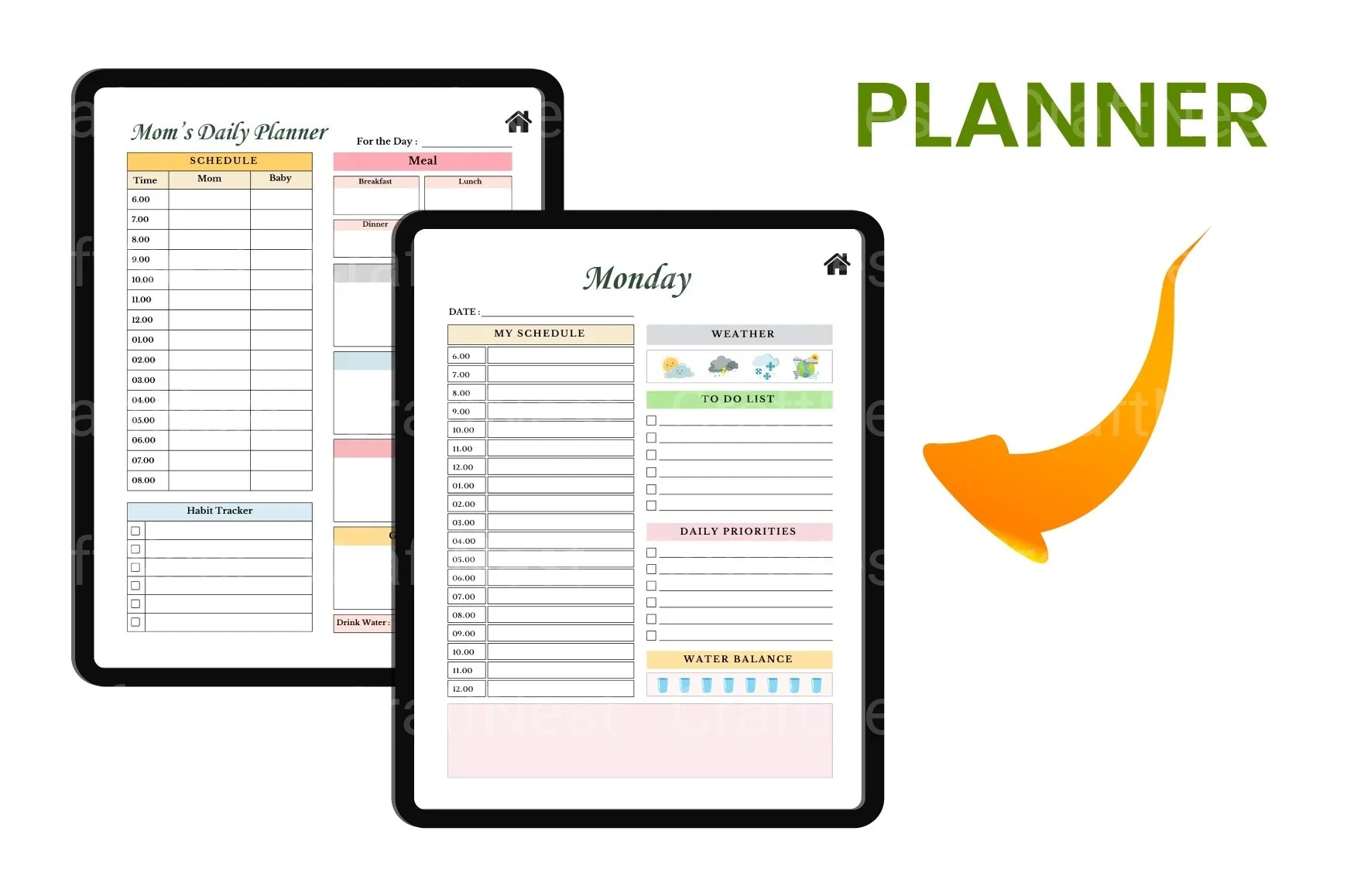 Busy Mom Organizer - CraftNest - Digital Crafting and Art