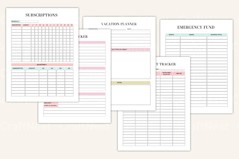 Ultimate House Management Binder for Organization - CraftNest - Digital Crafting and Art