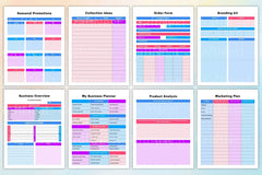 Small Business Planner for Entrepreneurs - CraftNest - Digital Crafting and Art