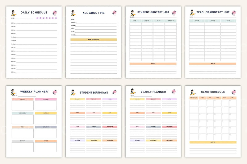 Ultimate Student Life Planner - CraftNest - Digital Crafting and Art