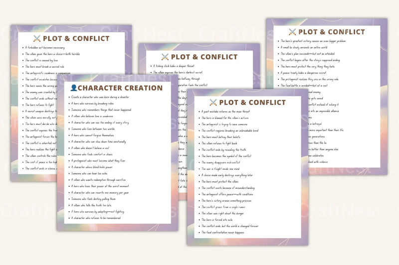 Storytelling Prompt Handbook: Creative Writing Ideas - CraftNest - Digital Crafting and Art