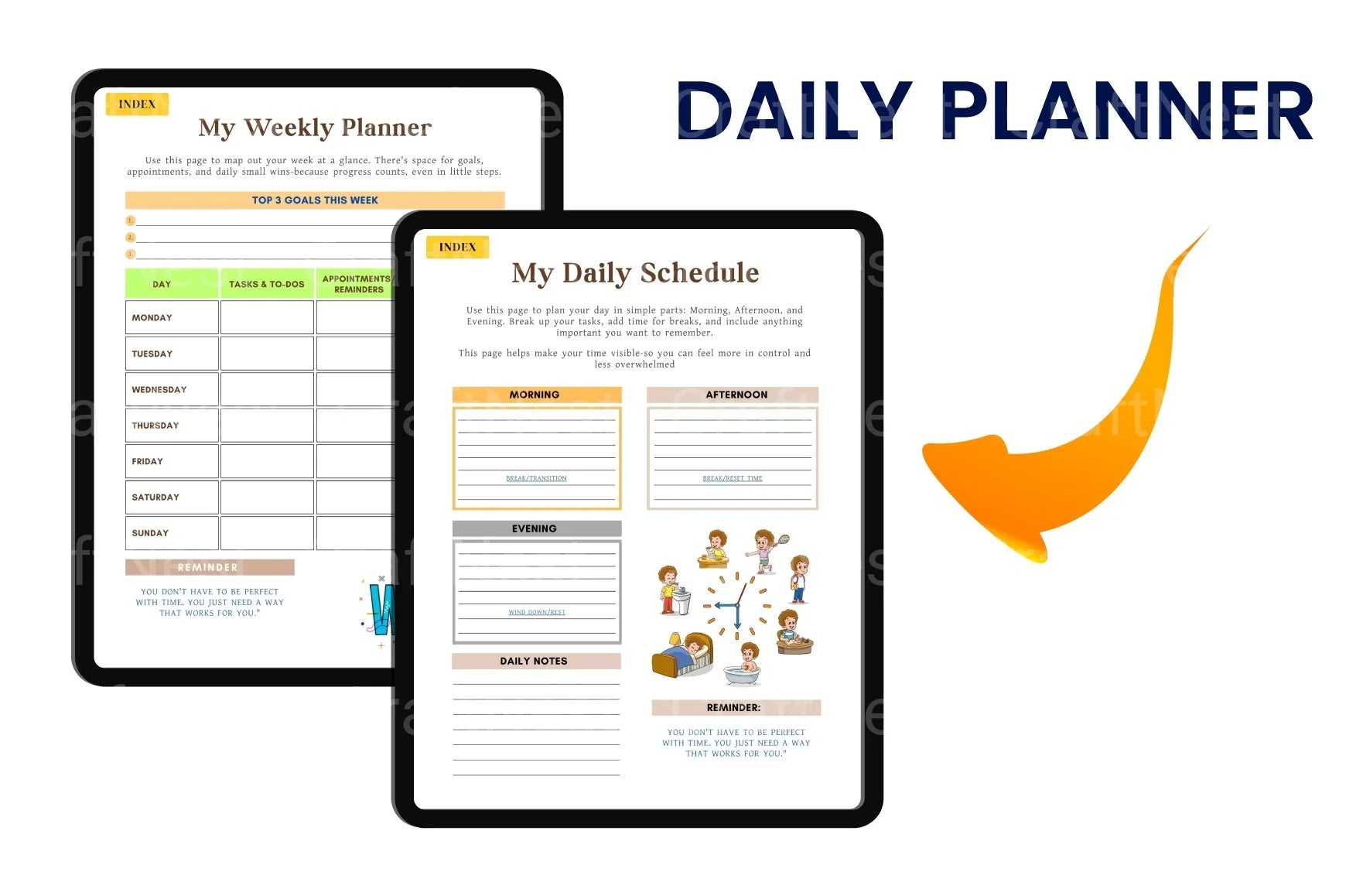 ADHD Time Management Worksheets for Improved Focus - CraftNest - Digital Crafting and Art