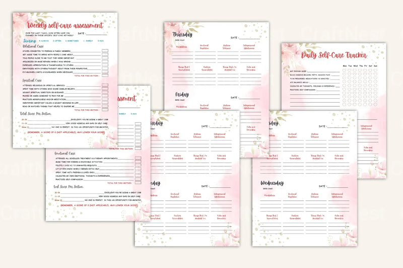 DBT Planner for Effective Therapy Planning - CraftNest - Digital Crafting and Art