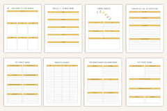 Baby Milestone Tracker - CraftNest - Digital Crafting and Art