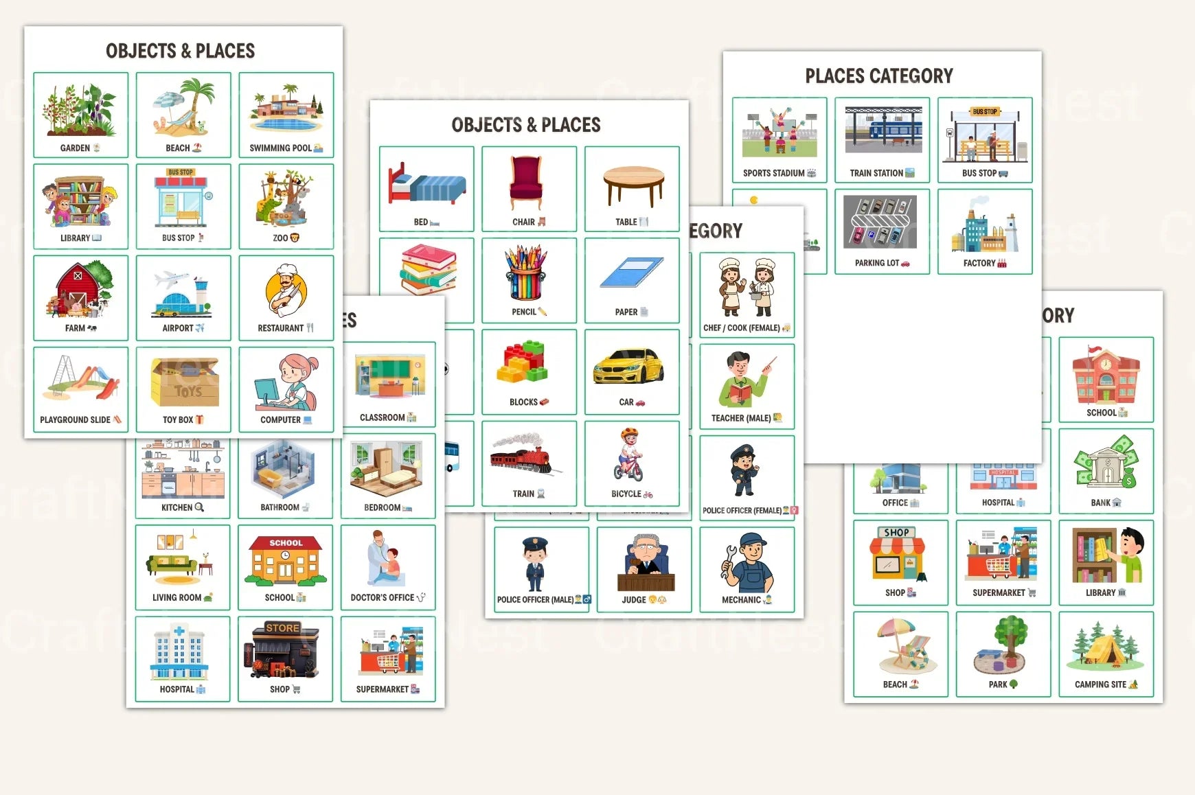 Non-Verbal Communication Visual Cards - CraftNest - Digital Crafting and Art